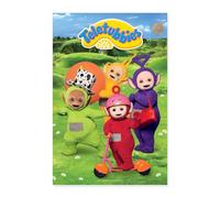 Spreadshirt Les Télétubbies Avec Logo Au Télétubbyland Poster 40x60 cm, taille unique, blanc