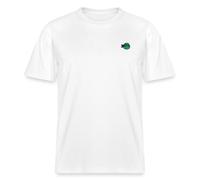 Spreadshirt Les Tortues Ninja Donatello Broderie T Shirt Bio Unisexe, M, Blanc