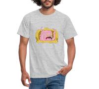 Spreadshirt Les Tortues Ninja Krang T-Shirt Homme, XL, Gris chiné