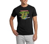 Spreadshirt Les Tortues Ninja Logo Officielle T Shirt Homme