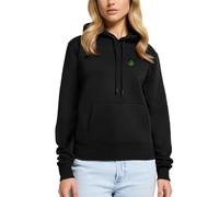 Spreadshirt Les Tortues Ninja Raphaël Broderie Sweat À Capuche Premium Femme, XXL, Noir