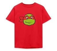 Spreadshirt Les Tortues Ninja Raphaël Costume Déguisement T Shirt Enfant, 110/116 (5-6 Ans), Rouge