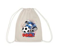 Spreadshirt Looney Tunes Bugs Bunny Design du Football Goal Sac À Dos Cordon, Taille Unique, Nature