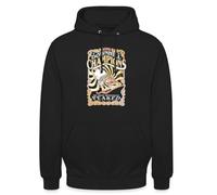 Spreadshirt Looney Tunes Bugs Bunny Ski De Descente Champions Sweat À Capuche Unisexe, M, Noir