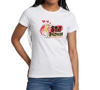 Spreadshirt Looney Tunes Lola Bunny Restez équilibré T Shirt Femme, M, Blanc