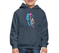 Spreadshirt Looney Tunes Lola Bunny Swish Basket-Ball Design Pull À Capuche Premium Enfant, 152/164 (12-14 Ans), Bleu Jeans