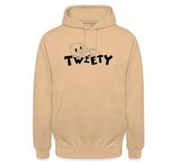 Spreadshirt Looney Tunes Titi Tweety Dessin Animé Sweat À Capuche Unisexe, M, pêche