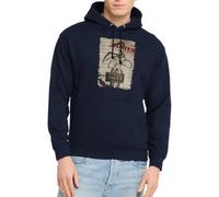 Spreadshirt Looney Tunes Vil Coyote Busted Humour Cool Sweat À Capuche Unisexe, M, Marine