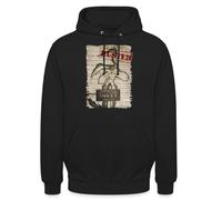 Spreadshirt Looney Tunes Vil Coyote Busted Humour Cool Sweat À Capuche Unisexe, M, Noir