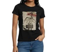 Spreadshirt Looney Tunes Vil Coyote Busted Humour Cool T Shirt Femme, M, Noir