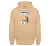 Spreadshirt Looney Tunes Vil Coyote La Fin C'est Fini Humour Sweat À Capuche Unisexe, S, pêche