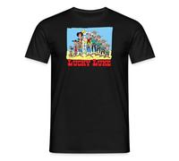 Spreadshirt Lucky Luke Caractères T Shirt Homme, XL, Noir