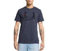 Spreadshirt Lucky Luke Plus Vite Que Son Ombre T Shirt Homme Premium, L, Bleu Jeans