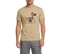 Spreadshirt Lucky Luke Rantanplan Design T Shirt Homme, M, Beige Sable
