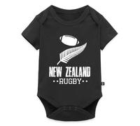 Spreadshirt Maillot De Rugby Nouvelle Zélande Body Manches Courtes Bébé Bio