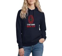 Spreadshirt Maroc ADN Empreinte Marocaine Cadeau Sweat À Capuche Femme