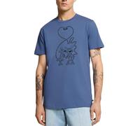 Spreadshirt Marsupilami Amour Cœur Saint Valentin T Shirt Homme Premium, XL, Bleu Pigeon