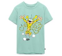 Spreadshirt Marsupilami Joyeux T Shirt Ado Premium, 146/152 (10 Ans), Menthe