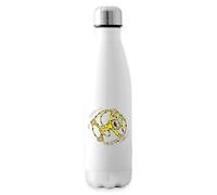 Spreadshirt Marsupilami Roue Gourde Isotherme, 500 ml, blanc