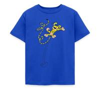 Spreadshirt Marsupilami Saute Le Plus Haut T-Shirt Enfant, 98/104 (3-4 Ans), Bleu Royal
