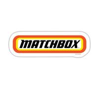 Spreadshirt Matchbox™ Logo Avec Cadre En Orange Autocollant Sticker, 10 x 10 cm, blanc mat