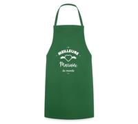 Spreadshirt Meilleure Marraine du Monde Cadeau Super Marraine Tablier Cuisine, taille unique, vert foncé