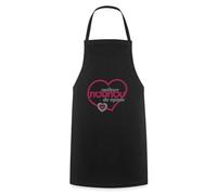 Spreadshirt Meilleure Nounou Du Monde Cœur Tablier Cuisine, taille unique, noir