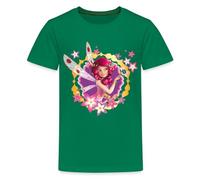 Spreadshirt Mia Et Moi Fleurs Et Mia L’Elfe T-Shirt Premium Ado, 158/164 (12 Ans), Vert
