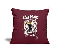Spreadshirt Miraculous Chat Noir Adrien Super Héros Housse De Coussin Décorative 45 x 45 cm, Taille Unique, Bordeaux