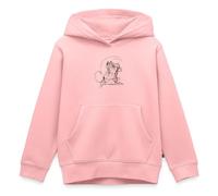 Spreadshirt Miraculous Dessin De Ladybug Et Cat Noir Sweat À Capuche Enfant Premium, 110/116 (4 Ans), Rose