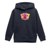 Spreadshirt Miraculous Girl Power Ladybug Super Héros Sweat À Capuche Enfant Premium, 110/116 (4 Ans), Bleu Marine