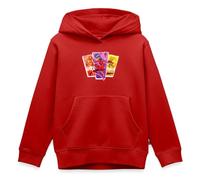 Spreadshirt Miraculous Girl Power Ladybug Super Héros Sweat À Capuche Enfant Premium, 110/116 (4 Ans), Rouge