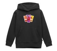 Spreadshirt Miraculous Girl Power Ladybug Super Héros Sweat À Capuche Enfant Premium, 98/104 (2 Ans), Noir