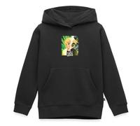 Spreadshirt Miraculous Je suis Mon Propre Héros Chat Noir Sweat À Capuche Enfant Premium, 146/152 (10 Ans), Noir