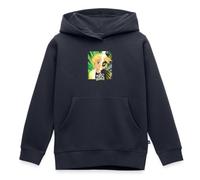 Spreadshirt Miraculous Je suis Mon Propre Héros Chat Noir Sweat À Capuche Enfant Premium, 158/164 (12 Ans), Bleu Marine