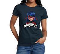 Spreadshirt Miraculous Ladybug avec Logo T Shirt Femme