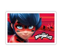Spreadshirt Miraculous Ladybug Logo Autocollant Sticker, 10 x 10 cm, blanc mat