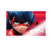 Spreadshirt Miraculous Ladybug Logo Autocollant Sticker, 10 x 10 cm, brillant transparent