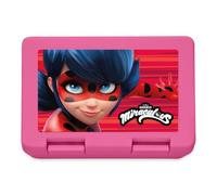 Spreadshirt Miraculous Ladybug Logo Lunch Box, taille unique, rose