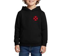 Spreadshirt Miraculous Ladybug Silhouette Avant Dos Sweat À Capuche Enfant Premium, 134/140 (8 Ans), Noir
