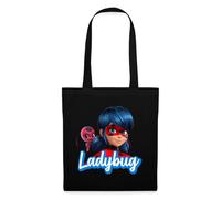 Spreadshirt Miraculous Ladybug Tikki Tote Bag, taille unique, noir