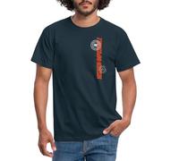 Spreadshirt Mission Impossible Dead Reckoning Design en Orange T-Shirt Homme, L, Marine