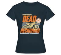 Spreadshirt Mission Impossible Dead Reckoning Design Moto T-Shirt Femme, XL, Marine