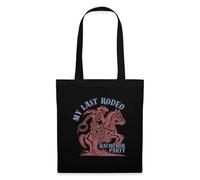 Spreadshirt Mon Dernier Rodéo Western Enterrement De Vie De Garçon Tote Bag, taille unique, noir