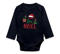 Spreadshirt Mon Premier Noël Bébé Body Manches Longues Bébé Bio