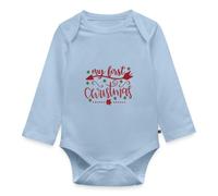 Spreadshirt Mon Premier Noël Bébé Body Manches Longues Bébé Bio