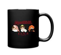 Spreadshirt Monchhichi Trio Sushis Mug Tasse, taille unique, noir