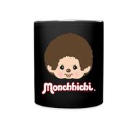 Spreadshirt Monkiki Visage portrait Monchhichi Mug Tasse, taille unique, noir