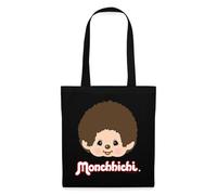 Spreadshirt Monkiki Visage portrait Monchhichi Tote Bag, taille unique, noir