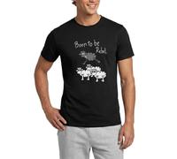 Spreadshirt Mouton Born to Be Rebel T Shirt Homme